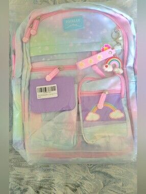 Brand New Pastel Rainbow Kids Backpack